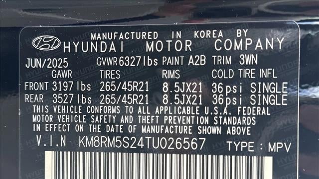2026 Hyundai PALISADE Calligraphy