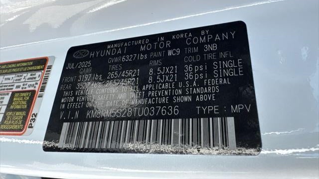 2026 Hyundai PALISADE Calligraphy