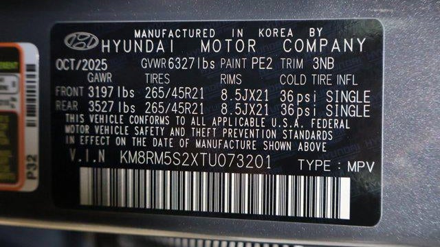 2026 Hyundai PALISADE Calligraphy