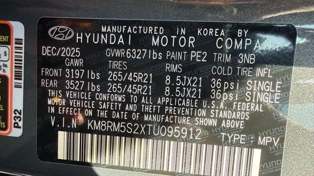 2026 Hyundai PALISADE Calligraphy
