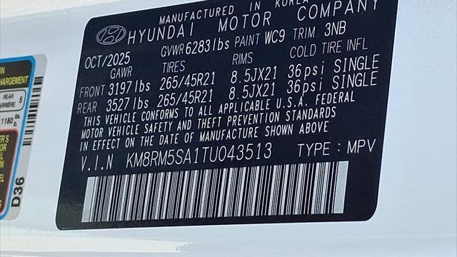 2026 Hyundai PALISADE Hybrid Calligraphy
