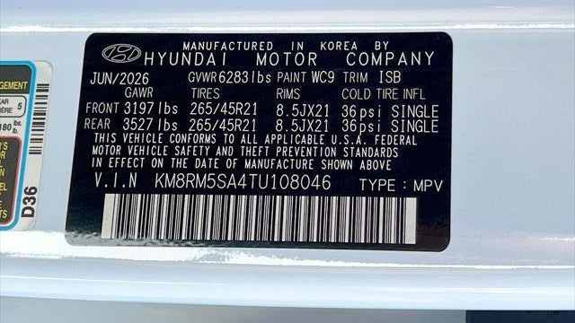 2026 Hyundai PALISADE Hybrid Calligraphy