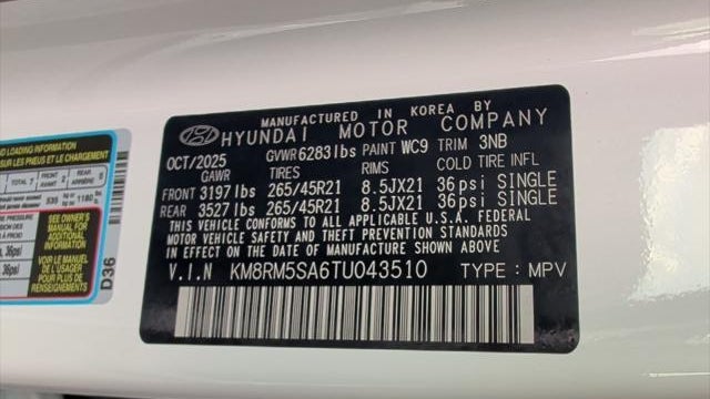 2026 Hyundai PALISADE Hybrid Calligraphy