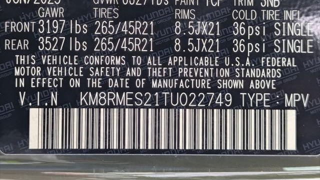 2026 Hyundai PALISADE Calligraphy