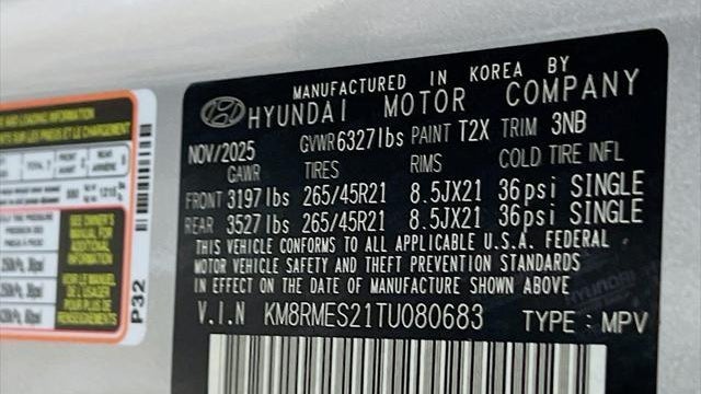 2026 Hyundai PALISADE Calligraphy