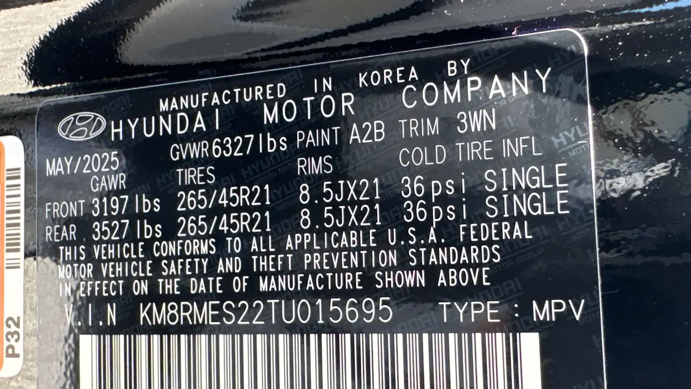 2026 Hyundai PALISADE Calligraphy