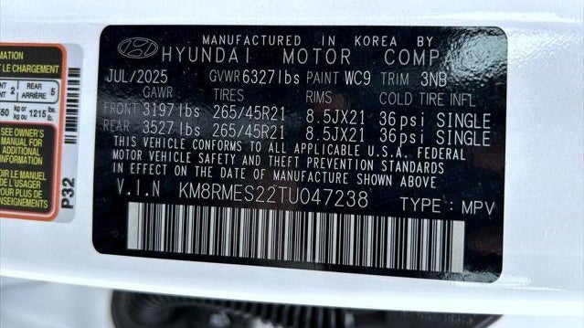 2026 Hyundai PALISADE Calligraphy