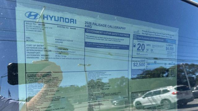 2026 Hyundai PALISADE Calligraphy
