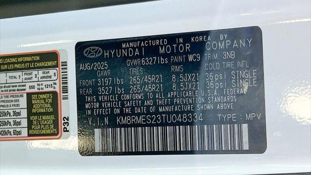 2026 Hyundai PALISADE Calligraphy