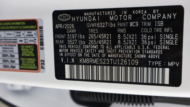 2026 Hyundai PALISADE Calligraphy