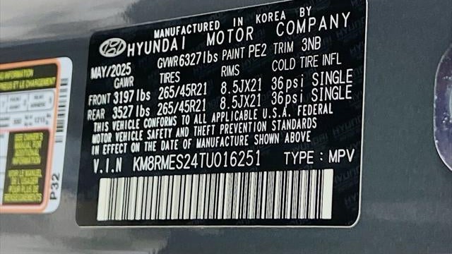 2026 Hyundai PALISADE Calligraphy