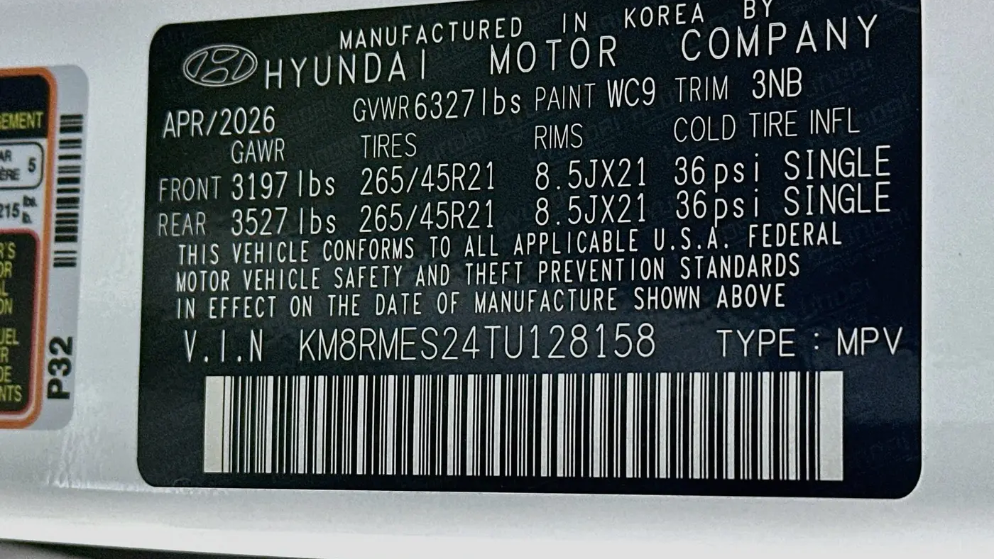 2026 Hyundai PALISADE Calligraphy