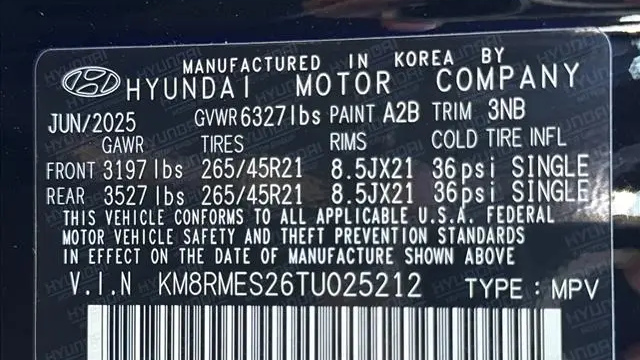 2026 Hyundai PALISADE Calligraphy