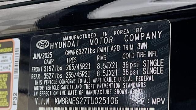 2026 Hyundai PALISADE Calligraphy