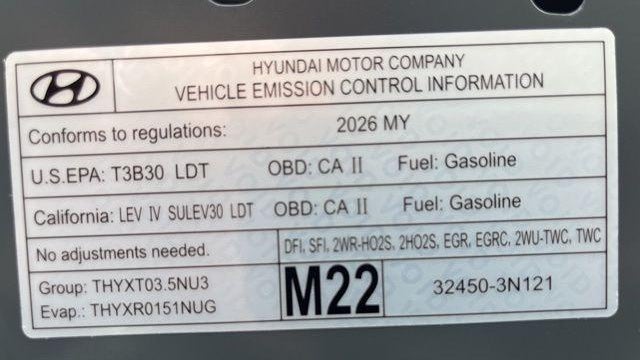 2026 Hyundai PALISADE Calligraphy
