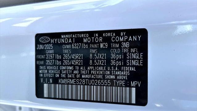 2026 Hyundai PALISADE Calligraphy