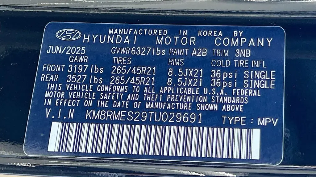 2026 Hyundai PALISADE Calligraphy