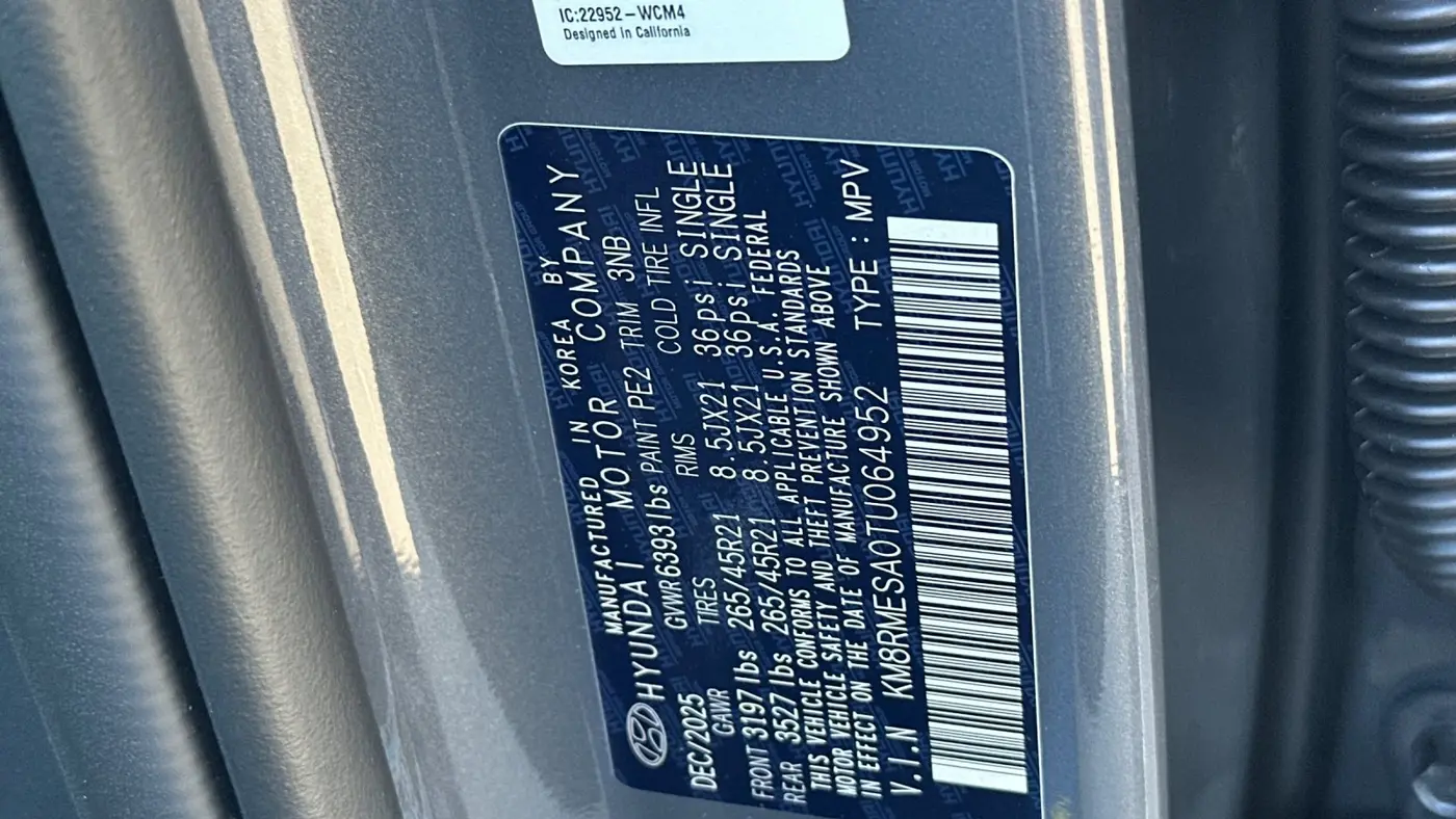 2026 Hyundai PALISADE Hybrid Calligraphy