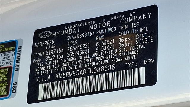 2026 Hyundai PALISADE Hybrid Calligraphy