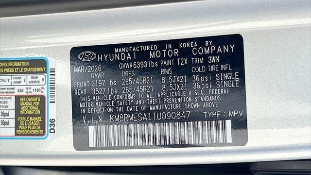 2026 Hyundai PALISADE Hybrid Calligraphy