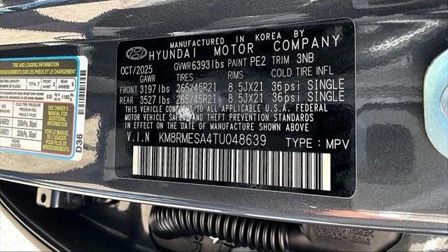 2026 Hyundai PALISADE Hybrid Calligraphy