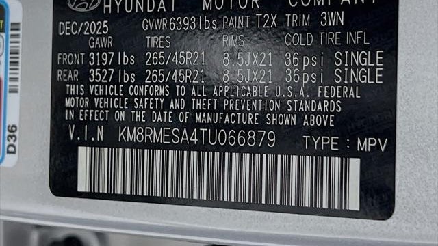2026 Hyundai PALISADE Hybrid Calligraphy