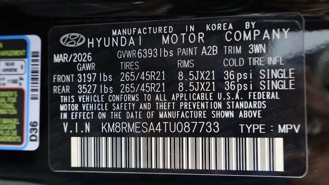 2026 Hyundai PALISADE Hybrid Calligraphy