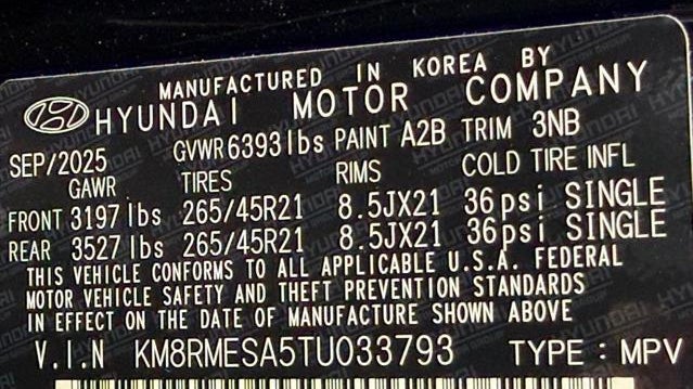 2026 Hyundai PALISADE Hybrid Calligraphy