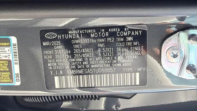 2026 Hyundai PALISADE Hybrid Calligraphy