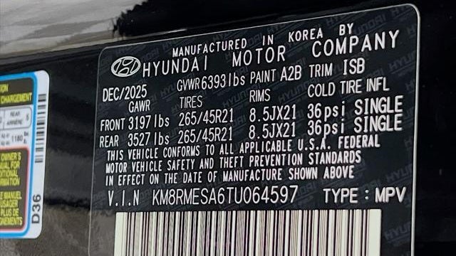 2026 Hyundai PALISADE Hybrid Calligraphy