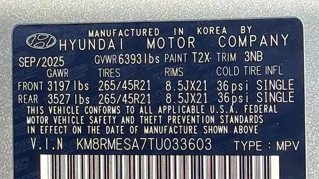 2026 Hyundai PALISADE Hybrid Calligraphy
