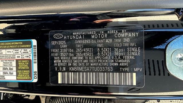 2026 Hyundai PALISADE Hybrid Calligraphy