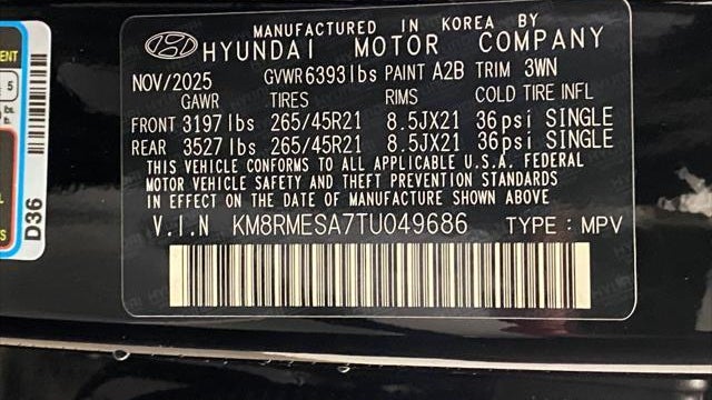 2026 Hyundai PALISADE Hybrid Calligraphy