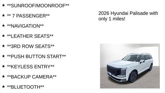 2026 Hyundai PALISADE Hybrid Calligraphy