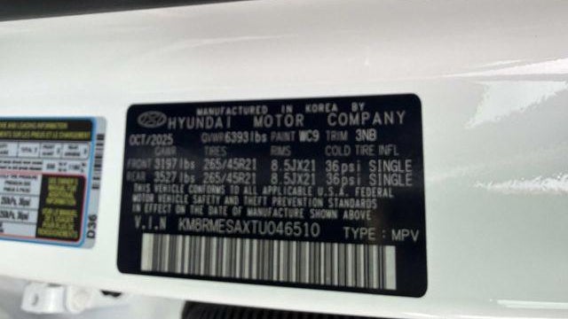 2026 Hyundai PALISADE Hybrid Calligraphy