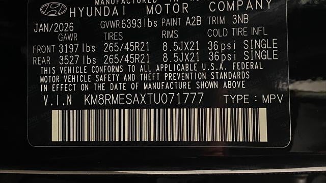 2026 Hyundai PALISADE Hybrid Calligraphy