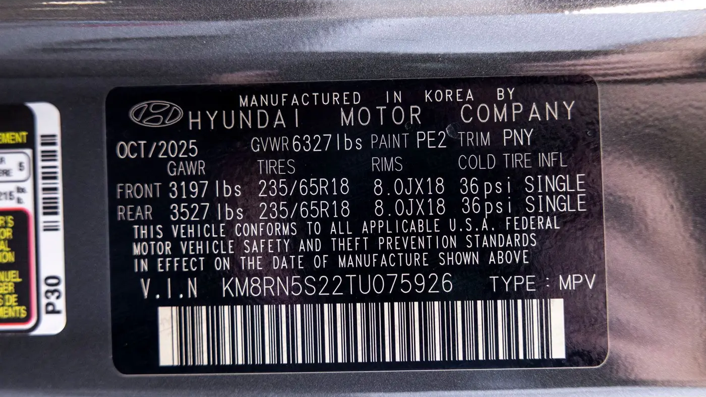 2026 Hyundai PALISADE SEL Premium