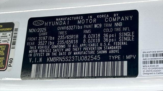 2026 Hyundai PALISADE SEL Premium