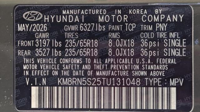 2026 Hyundai PALISADE SEL Premium