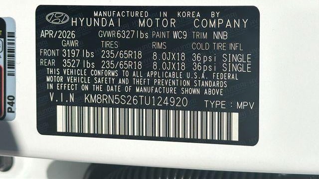 2026 Hyundai PALISADE SEL Premium