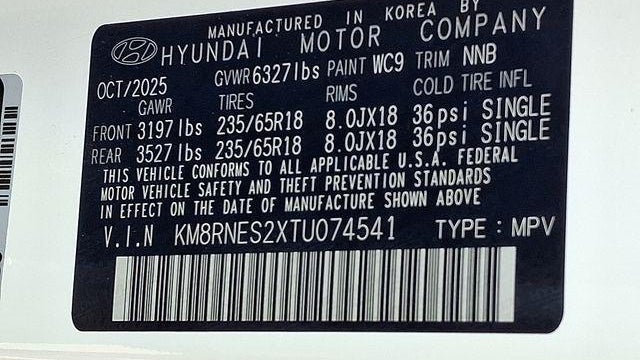 2026 Hyundai PALISADE SEL Premium