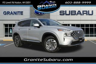 2021 Hyundai SANTA FE Hybrid with Shimmering Silver Exterior