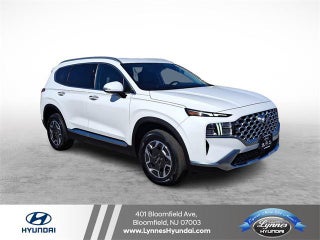 2022 Hyundai SANTA FE Hybrid with Quartz White Exterior