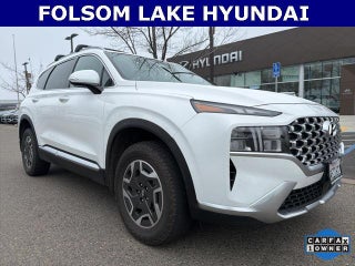 2021 Hyundai SANTA FE Hybrid with Cream White Exterior