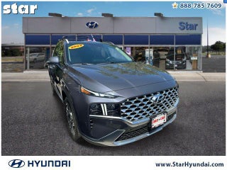 2022 Hyundai SANTA FE Hybrid with Lagoon Blue Exterior