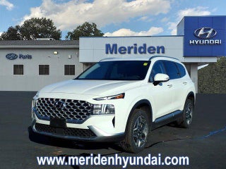 2023 Hyundai SANTA FE Plug-In Hybrid with Serenity White Pearl Exterior