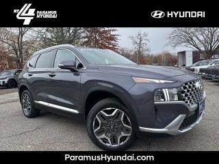 2022 Hyundai SANTA FE Plug-In Hybrid with Lagoon Blue Exterior