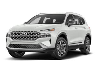 2023 Hyundai SANTA FE Plug-In Hybrid with Serenity White Pearl Exterior