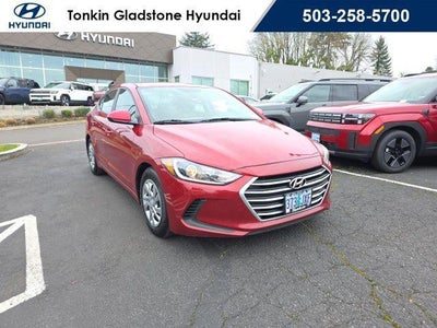 2017 Hyundai Elantra SE 4DR Sedan 6M