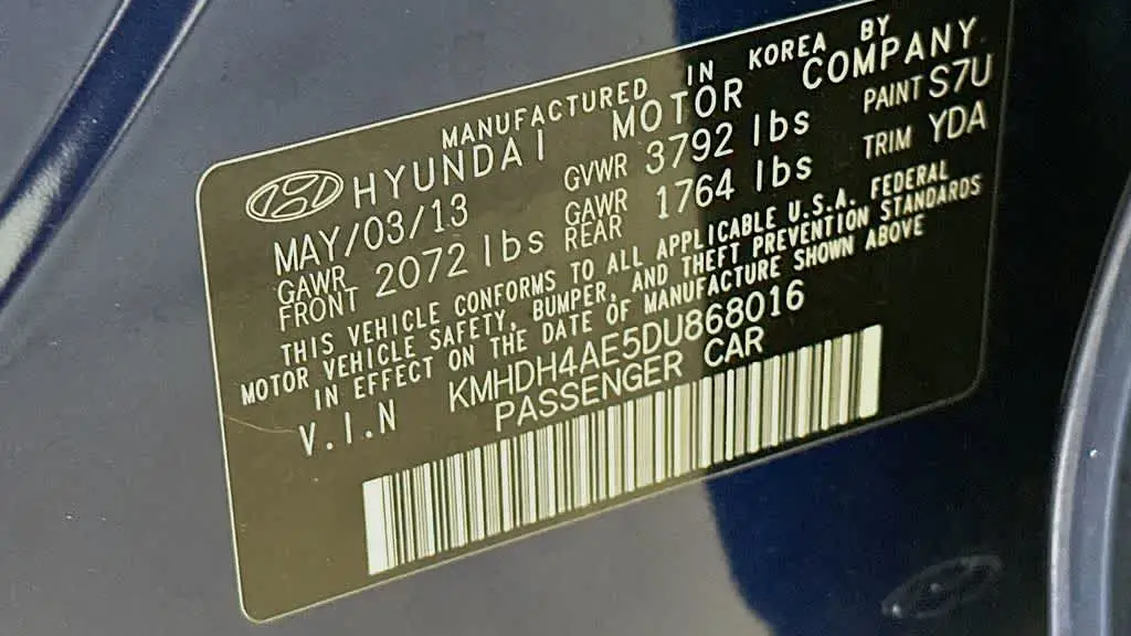 2013 Hyundai ELANTRA GLS